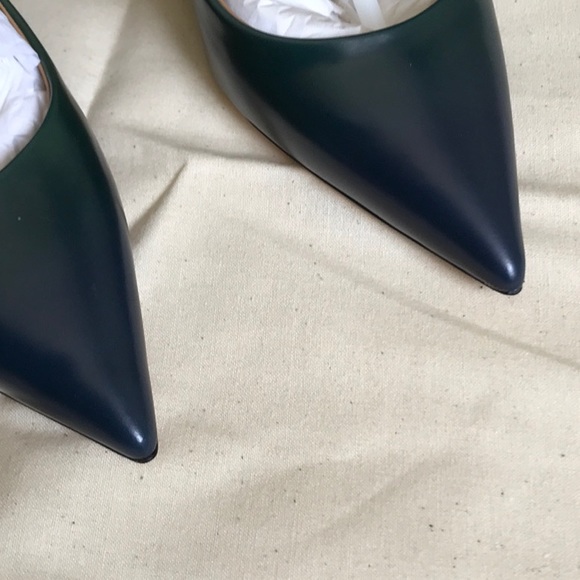 TORY BURCH Penelope Ombre Pointy Toe Pump in Green/Blue - Picture 11 of 16